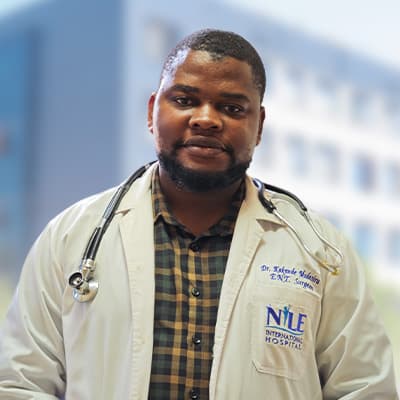 Dr. Kakande Mudasiru, ENT Specialist at Nile International Hospital, Jinja
