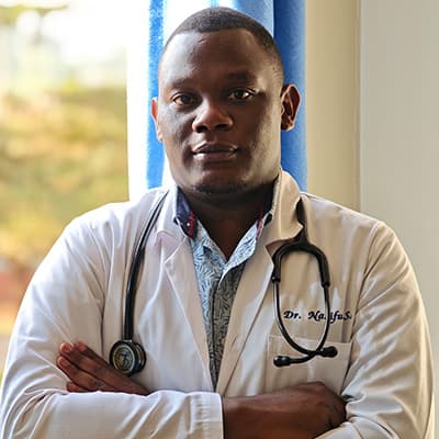 Dr. Nasifu Senkungu, Medical Officer at Nile International Hospital, Jinja