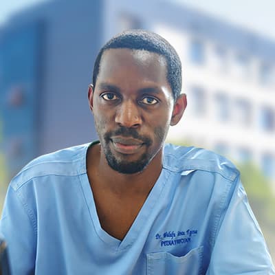 Dr. Walufu Egesa, Pediatrician at Nile International Hospital, Jinja